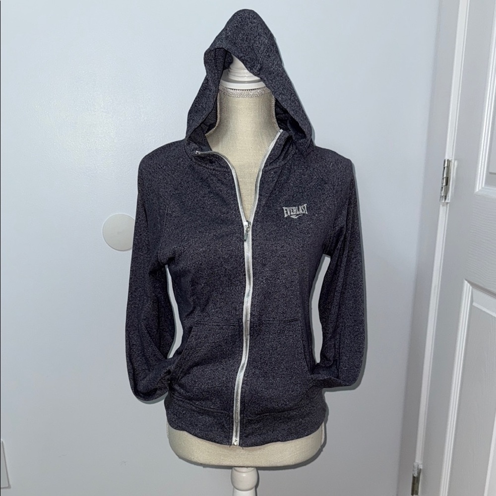 Everlast Women's Gray Zip-Up Hoodie